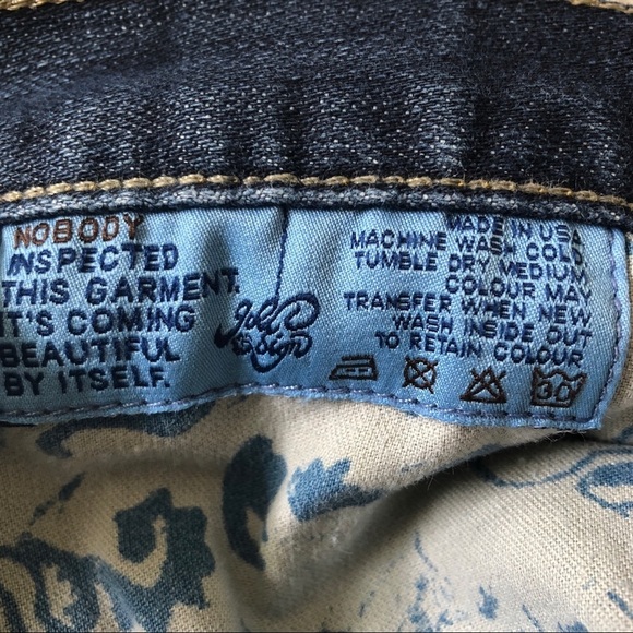 Goldsign ENVY Low Rise Jeans Dark Wash Straight Leg Y2K 90s Stretch USA 28 - Picture 8 of 13